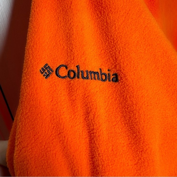 Auburn University Tigers‎ Columbia Womens Pullover 1/4 Zip Fleece Orange Medium - Picture 4 of 9